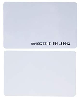 OBO HANDS 100pcs/Lot RFID Card Proximity Smart Card Tag 0.8mm Thin For Access Control System ISO14443A (100pcs of 125KHz ID-EM4100)