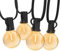 Guirnaldas luminosas de exterior, Bomcosy G40 Cadena de Luces 30m con 50+1 led Bombilla Guirnalda Luces IP45 Impermeable Luces Exterior de patio,Garden Terrace Luces de patio