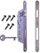 Serratura per Porta Interna a Incasso AGB serie PATENT GRANDE. Entrata 50, Interasse 90. (Fronte 18x238, SCROCCO - CATENACCIO - CHIAVE, BRONZATO)