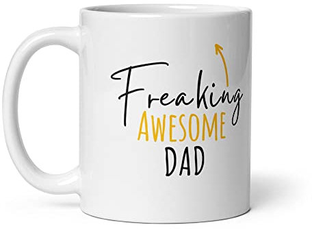 Freaking Awesome Dad Mug-World's Best Dad Coffee Mug-Awesome Dad Mugs-Gift For Dad-Dad Gift Ideas-Cup