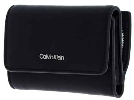 Calvin Klein Damen Must Trifold SM K60K607251 Geldbörsen, Schwarz (Ck Black)