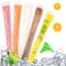 100 Stück Popsicle Taschen, Popsicle Formen Beutel, BPA-frei Eis Pop Beutel, mit einem Trichter, für Joghurt, Eisbonbons, Eiscreme