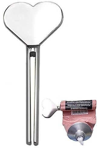 Casiler Toothpaste Squeezer Roller 1pc Stainless Steel Tube Squeezer Key Dispenser Tube Squeezer Roller for Oil Cream Paint Squeezer