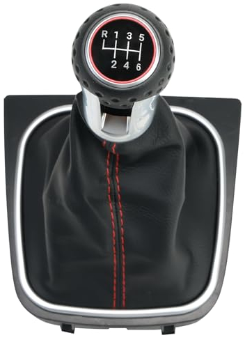 AUROLYNNE 6 Gang Schaltsack Schaltmanschette für Golf 5 2003-2008 Golf 6 2008-2013 Jat V VI 2005-2014 Schaltknauf mit Staubschutz