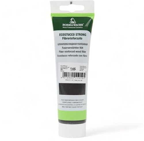 BORMA Faserverstärkter Holzkitt Spachtelmasse Extra Strong 200g - Wenge - 146