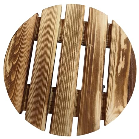 LOVIVER Plateau à plantes mobile, Base à roulettes pour Pots avec roue ronde, support à plantes roulant facile à déplacer, plateau de Pot de fleur pour , Diamètre 25cm