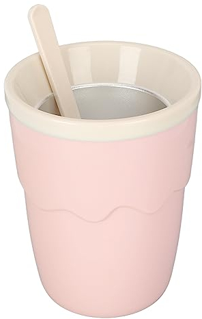 ANKROYU Slushie-Becher, 200 ml, PP-Aluminium, leicht, tragbare Größe, Quetschbecher, Icee Slushie-Becher, Slushie-Becher für Familien, Reisen, Camping (Pink)