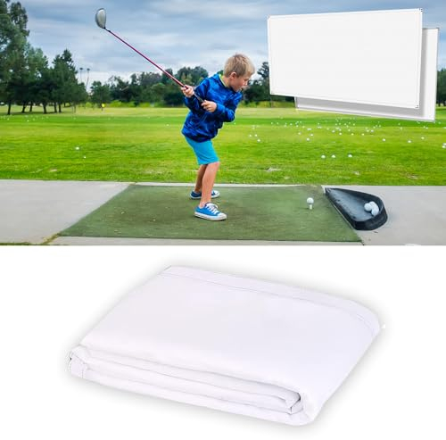 ylpddmm Golf Simulator Bildschirm, 3x4m Größen, Indoor Golf Simulator für Zuhause & Gewerbe, Inklusive HD Impact Screen, Geeignet für alle Golf Launch Monitore