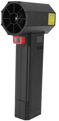 TF64 Dépoussiéreur d'air électrique, 4 Vitesses 64 Mm 50 000 TR/Min 1600 G de Poussée Canalisée, Ventilateur Violent, Ventilateur Super Jet, Souffleur Sec à Rapide pour Le (Prise