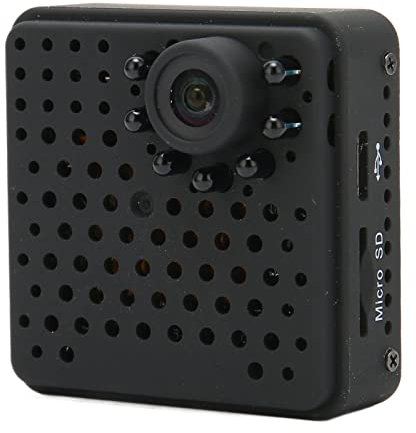 Rankomu Telecamera Wifi Mini Wifi, Webcam HD 1080P con visione notturna a infrarossi, telecomando, ideale per uso aziendale, design compatto, accessori video