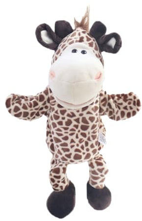 CutitiUU 30 cm Handpuppen für Kinder,Tier Handpuppen Spielzeug Set,Tierhandpuppen für Kinder,Familie Handpuppen für Kinder,perfekt zum Geschichtenerzählen,Unterrichten,Geburtstagsgeschenk (Hirsch)