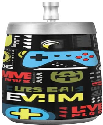 Aschenbecher mit Deckel Gaming Controller Druck Aschenbecher für Home Office Dekoration