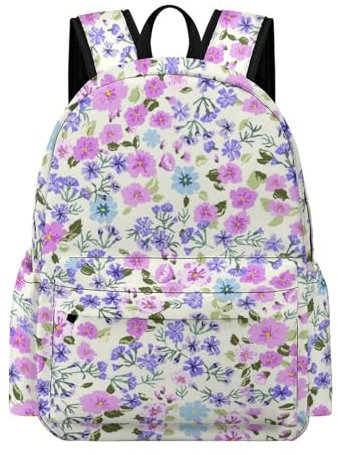 JZemdybill Rucksack mit Liberty-Muster, lässiger Tagesrucksack für Outdoor, Sport, Reisen, Liberty-Muster, 42x30x15cm