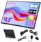 Waveshare Luck-fox 18.5inch Portable Monitor with Stand, IPS Screen, 120Hz High Refresh Rate, Mini HDMI Interface, 1920 × 1080 Full HD, 178° Viewing Angle, ABS Case, Supports HDR, No Touch
