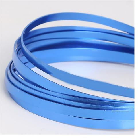 Alambre De Aluminio 5 m/lote, 5mm x 1mm (5mm de ancho, 1mm de espesor), alambre plano de aluminio, alambre de floristería de Metal suave for DIY, hallazgos de cordón de joyería, fabricación artesanal