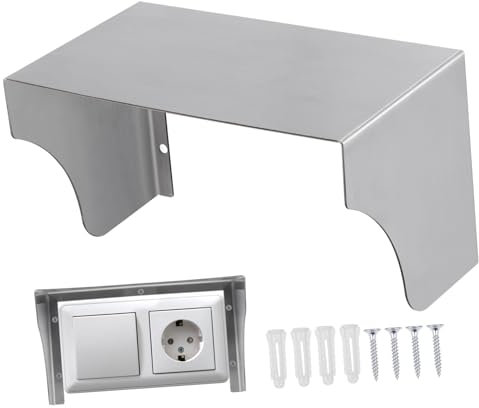 POPETPOP Protective Cover for Doorbell Cover Outdoor Doorbell Protector Shell Weatherproof Splashproof Box for Door Access