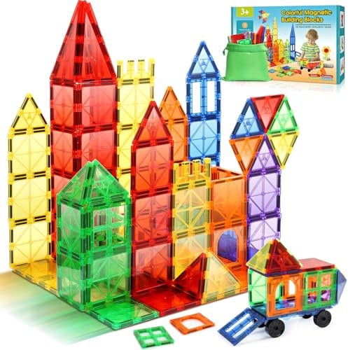 Wootoyz Costruzioni Magnetiche Per Bambini 3 4 5 6 Anni, Giochi Bambini 3-6 Anni Magneti Bambini Regalo Bambino Bambina 3-8 Anni Giocattoli Bambino Bambina 3-6 Anni Regali Compleanno Bambinis