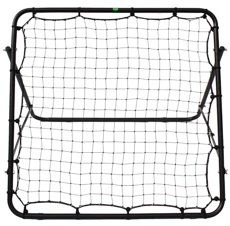 AXI Rebounder100 Filet de Rebond Pliable | Rebondisseur de Foot pour Volley, Handball, Water-Polo et Tchoukball | Filet de Rebond Portable pour entraînement de Football - 100 x 90 x 100 cm