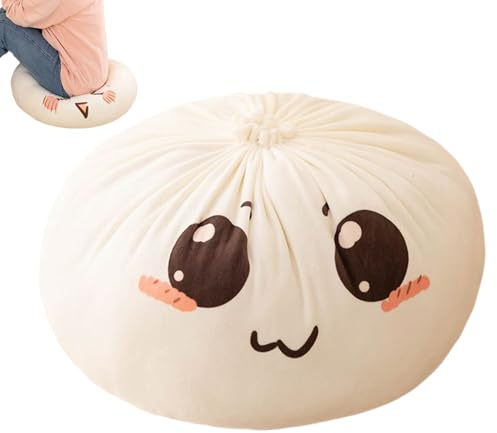 Generisch Plush Toy – Plush and PP Cotton, 30cm, Decorative Pillow, Bun Shape, Soft Huggable | Home Decor, Throw Pillow, Kids Bedroom Accent, Playroom, Couch, Sofa, Chair for Boys, Girls