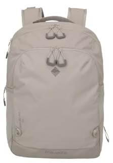 Travelite Rucksack VENTURE LINE Größe M, 22 Liter, Laptop bis 15,6 Zoll | Reiserucksack aus robustem Nylon mit Aufsteckfunktion, Handgepäck fürs Flugzeug, Daypack für Damen & Herren, Business & Uni