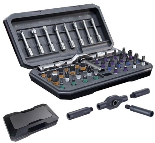Multi-Functional Magnetic Ratchet Screwdriver Set: 42-in-1 Mini Repair Tool