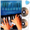 Pop Piano Ballads Band 3-40 besten Ballads leicht bis mittelschwer arrangiert für Klavier - Songbook mit 2 CDs und mit bunter herzförmiger Notenklammer - Musikverlag Hage - EH3859-9783866262751