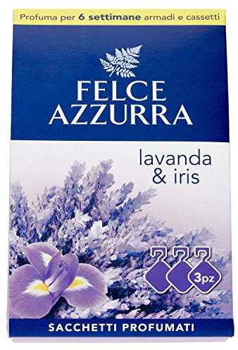 Felce Azzurra Duftsäckchen Lavendel und Iris – 6 Packungen von 3
