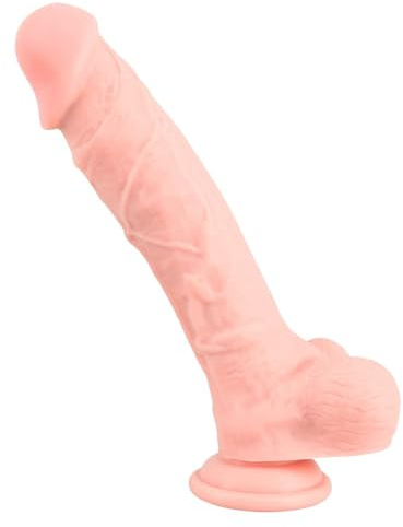 You2Toys Medical Silicone Dildo - realistischer Dildo für Männer, Frauen und Paare, Stimulator mit Saugfuß, ausgeprägter Eichel und Hoden