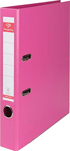 Pergamy 900874 Ordner Vollkunststoff A4 5cm rosa