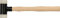 Ausbeulhammer Schonhammer Kunststoff Hammer Rückschlagfrei L 348 mm Ø 45 mm 490g