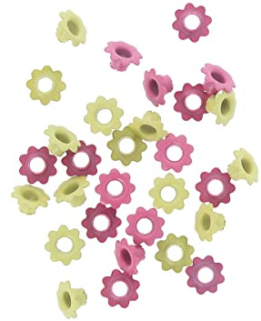INNSPIRO Set mit 30 Ösen in verschiedenen Farben, 10 mm, für Scrapbooking, Scrapbooking und Basteln