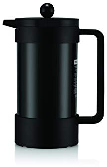 Bodum Bean Nachhaltige French Press Kaffeemaschine, 100 ml, Schwarz