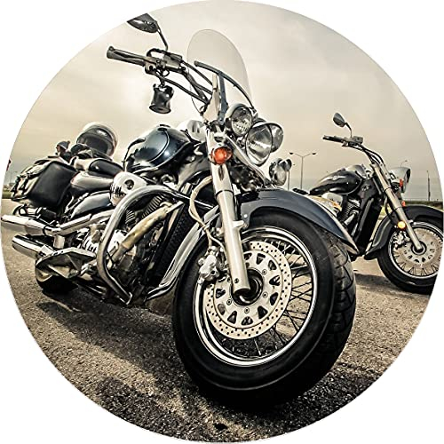 Tortenaufleger Chopper Motorrad Bike // Kuchendekoration zum Thema Motorradfahren (Zuckerpapier)