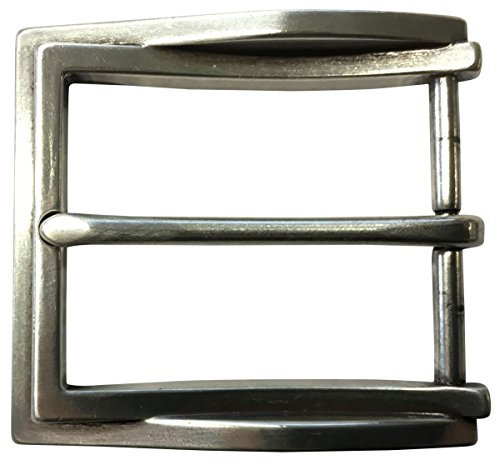 BELTINGER Gürtelschnalle Shift 4,0 cm | Buckle Wechselschließe Gürtelschließe 40mm Massiv | Dorn-Schließe | Wechselgürtel bis 4cm | Silber