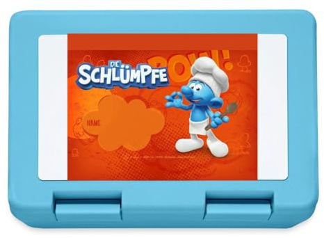Spreadshirt Die Schlümpfe Torti Kochschlumpf Brotdose Lunchbox