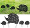 DEWIN Gartenstecker Rost Gartendekoration Metal Igel Dekorative Gartenpfähle Tier Terrasse Süße Eisenkunst Igel Dekoration