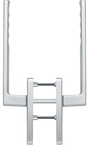 HOPPE 11600238 Silber eloxiert Hebeschiebegarnitur Toulon Griff PZ, Länge 253, Alu