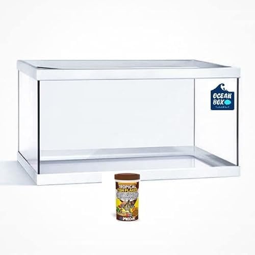 Acuario URNA Cristal 135L (Marco Blanco)