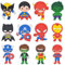 Tydeus Diamantmalerei Kinder, Cartoon Theme Diamant Malerei Kits, 12 Stück Crystal Diamond Painting, DIY Voller Crystal Strass Diamantmalerei Set, Diamant Malerei Set für Erwachsene Kinder