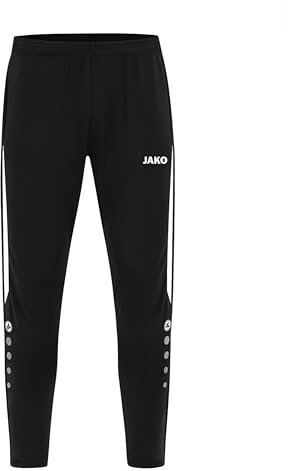 JAKO Kinder Trainingshose Power, Schwarz/Weiß, 116