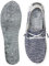 FLAT SOCKS No Show Socks, Sockless Shoe Liner, No Slipping, No Stinking, Washable Barefoot Shoe Insert, Koala, Large