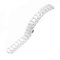 WAHRE 20mm 23mm Schwarz Weiß Konvex Keramik Armband Fit for Armani Männer Frauen Ar1425ar126ar1421ar1473 Uhr Armband Armband Armband Bands (Color : White, Size : 23mm)