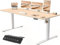JUMMICO Höhenverstellbarer Schreibtisch mit USB-Ladeanschluss 200 x 80 cm, Schreibtisch Höhenverstellbar Elektrisch, Steh-Sitz Tisch Stehpult Verstellbarer Computertisch,Standing Desk,Beige