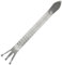 Small Rake Edelstahl 3-zeitgreigendes Handrake poliertes, Nicht rutsches Mehrzweck-Rake-verdickter Bonsai-Werkzeuge Mini-Garten-Werkzeuge, verbessert, 8, 58x1.26 Zoll, Bonsai-, Handscha