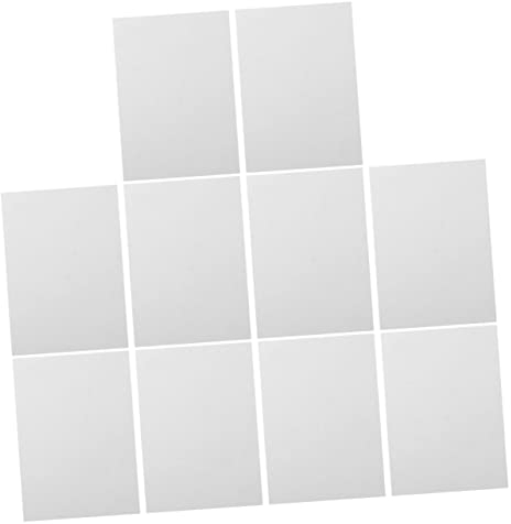 SEWOART 10 Stück Aluminiumplatte Sublimation Metall Rohlinge 20X15 cm Für DIY Fotos Kunstwerke Wanddekor Und Geschenkprojekte