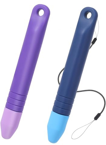 YUXIANLB Stylu Pen for Touch Screen,Purple&Blue with Anti-Rolling Tether | Kid-Friendly, Stylus Pens for All Touch Screen Devices, Compatible with Phone, Tablet, and All Touchscreen Devices