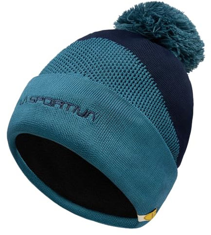 LA SPORTIVA Herren Damen Unisex Mütze Skimütze Strickmütze Knitty Beanie, Farbe:Dunkelblau, Größe:L/XL, Artikel:-642643