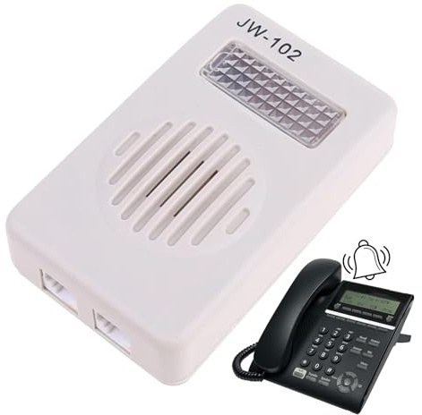 Mobile Phone External Ringer - Mobile Phone Ringer Amplifier | 70dB Phone Amplifier, Ring Light, Phone Call Light Indicator, T Amplifier