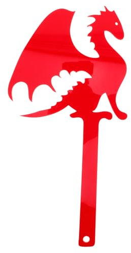PAMINGONO decoración del buzón de buzón de montaje en pared postbandera herramienta para pelar de buzón de ladrillo accesorios para buzones Acrílico rojo