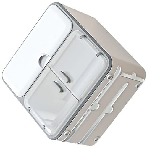 ASAKKURA Toilettenpapierhalter Mit Aufbewahrungsbox Wandmontage Wasserdichtes Design Für Bad Küche Und Schlafzimmer Für Toilettenpapier Und Persönliche Gegenstände